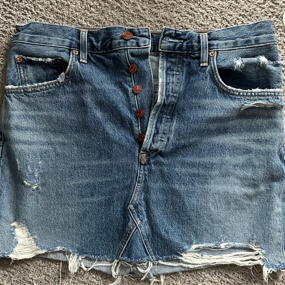 Agolde denim skirt